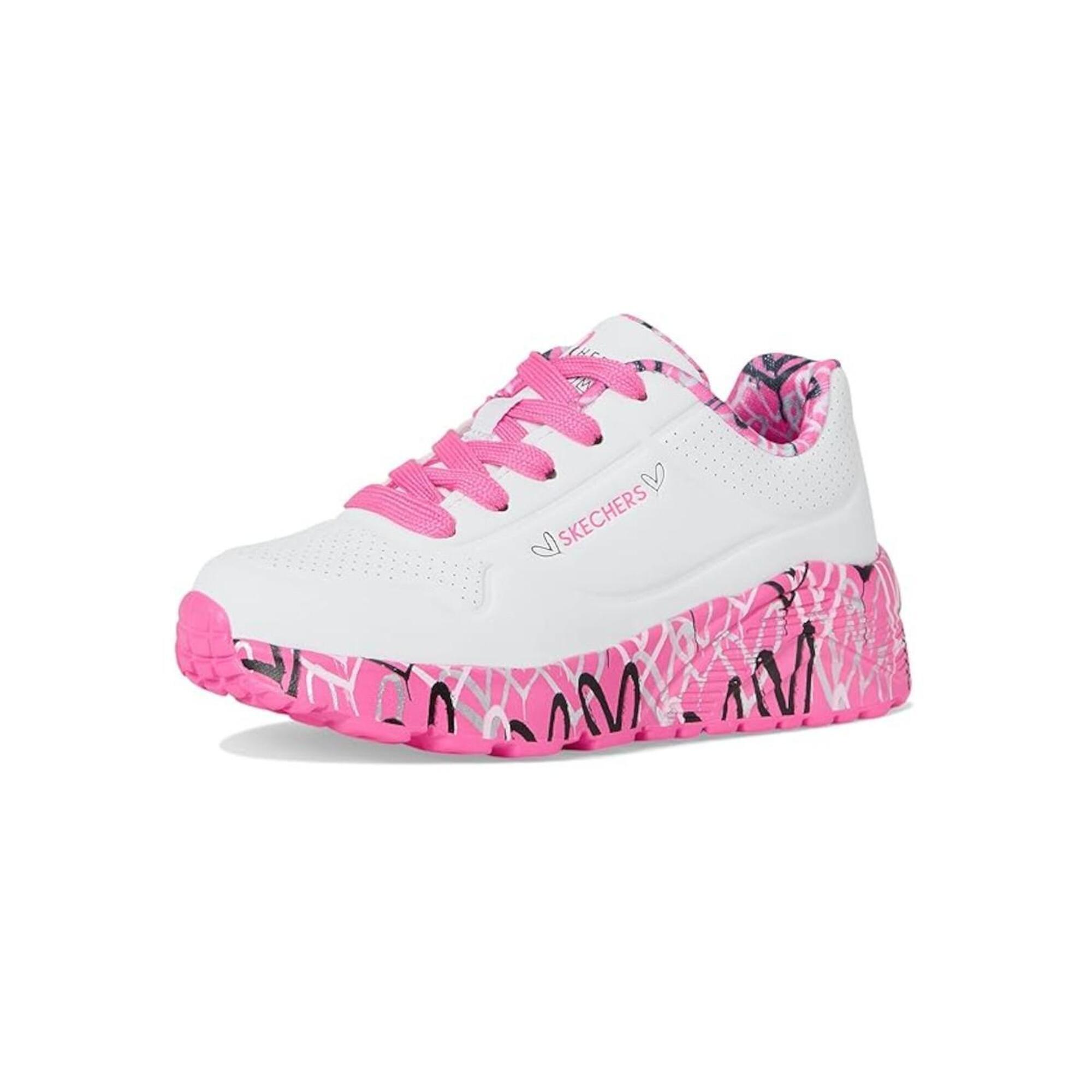 Skechers - Chaussures Pour Enfant Skechers Uno Lite Lovely Luv Multicolore - Chaussures De Sport - Blanc|multicolore - 35 Cm - Decathlon