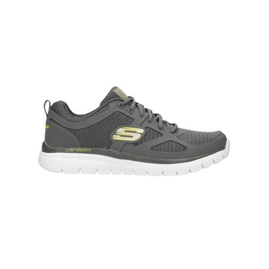 Zapatillas Running Hombre Skechers Burns Agoura Gris Comodas