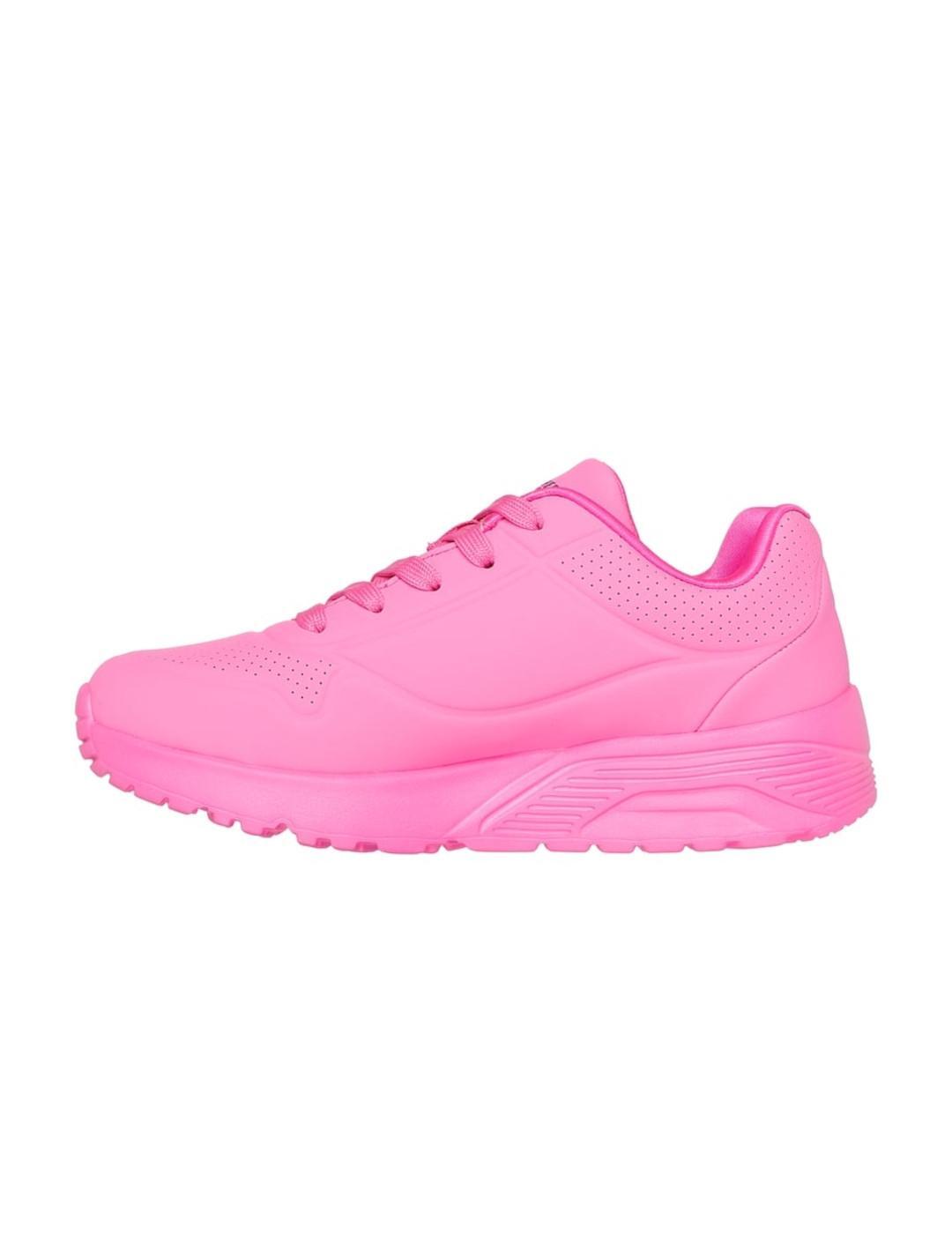 Zapatillas para Niño Skechers Uno lite metallic love Rosa 2/5