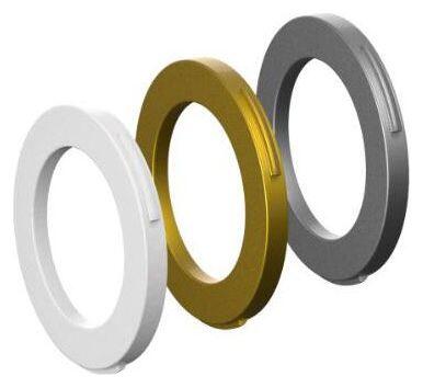 Magura 4 zuiger remklauw doorvoerkit wit / goud / zilver (x12)