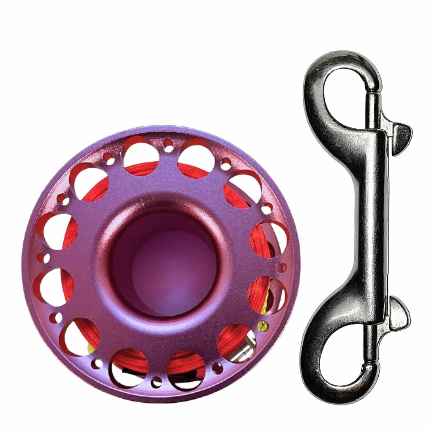 AGAMA Cívka ALU 30 m s karabinou na potápění