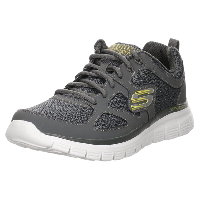 Buty męskie Skechers BURNS AGOURA 52635-CHAR niskie sportowe szare 44 2/6