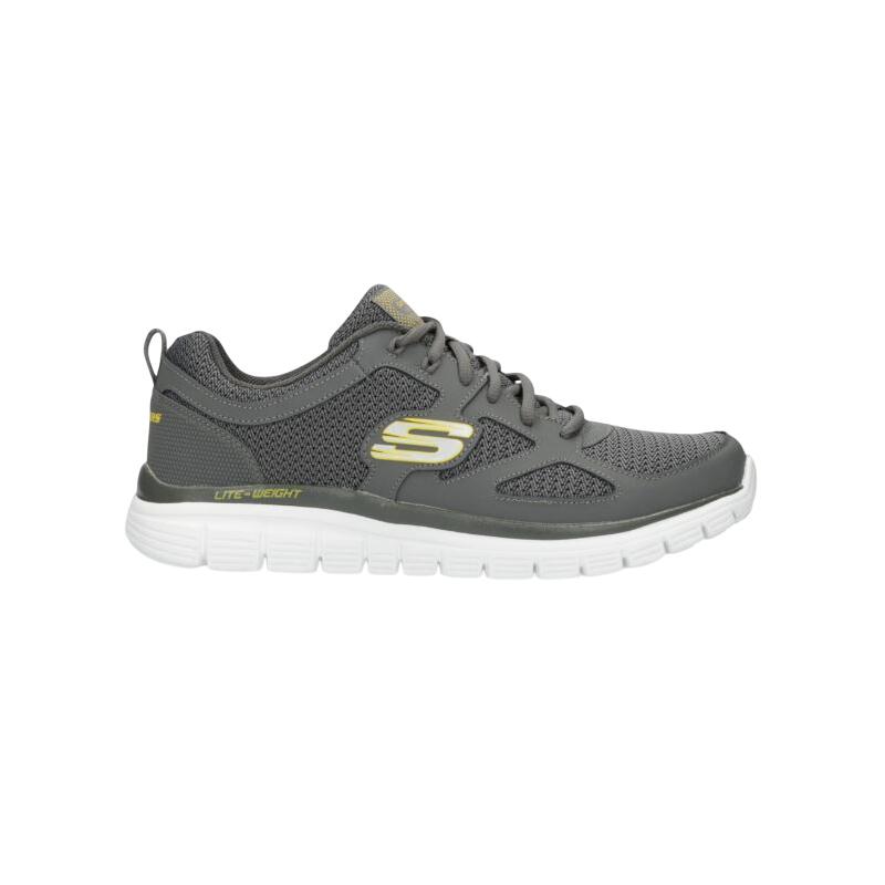 Buty męskie Skechers BURNS AGOURA 52635-CHAR niskie sportowe szare 44 1/6