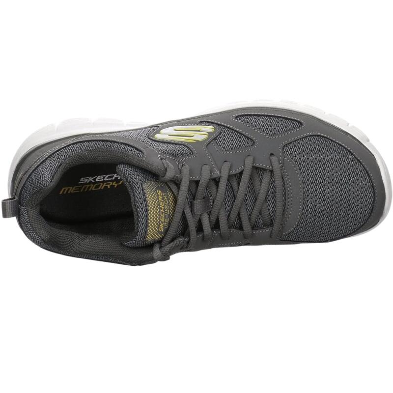 Buty męskie Skechers BURNS AGOURA 52635-CHAR niskie sportowe szare 44 4/6