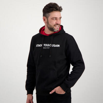 Chic stade toulousain hoodie sweater voor heren zwart