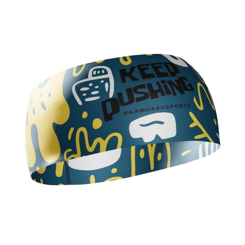 HEAD BAND RUNNING Elite KEEP PUSHING - Sem Costuras