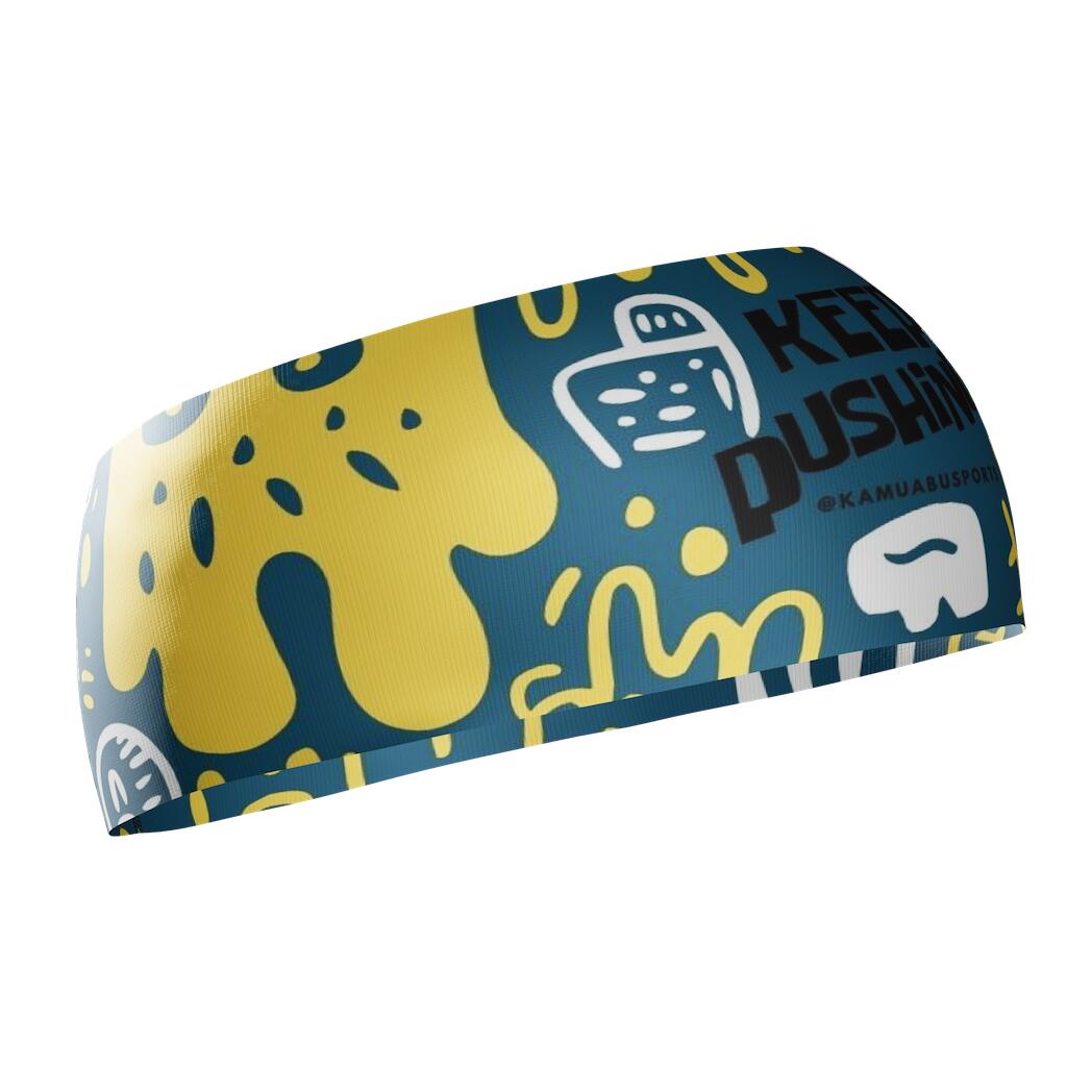 HEAD BAND RUNNING Elite KEEP PUSHING - Senza Cuciture 3/6