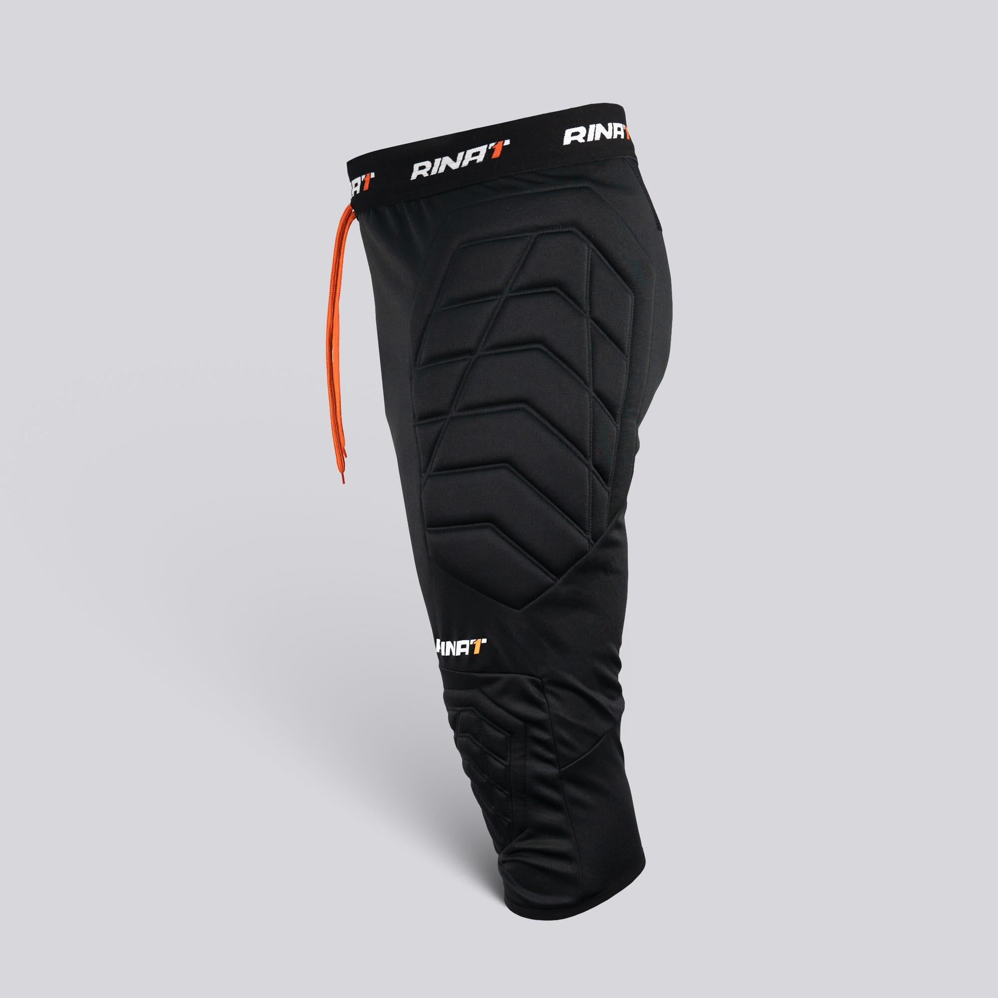 Pantalon 3/4 Gardien Football Rinat Adulte Egotiko Noir Avec Protections 3/7