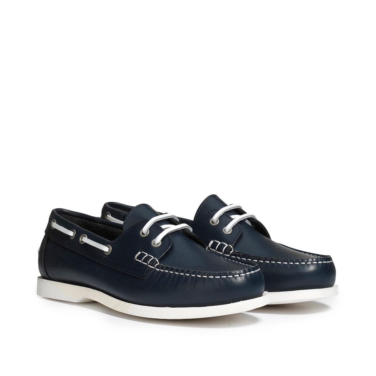 Náuticos de cuero NEW NUBILA azul marino 2/4