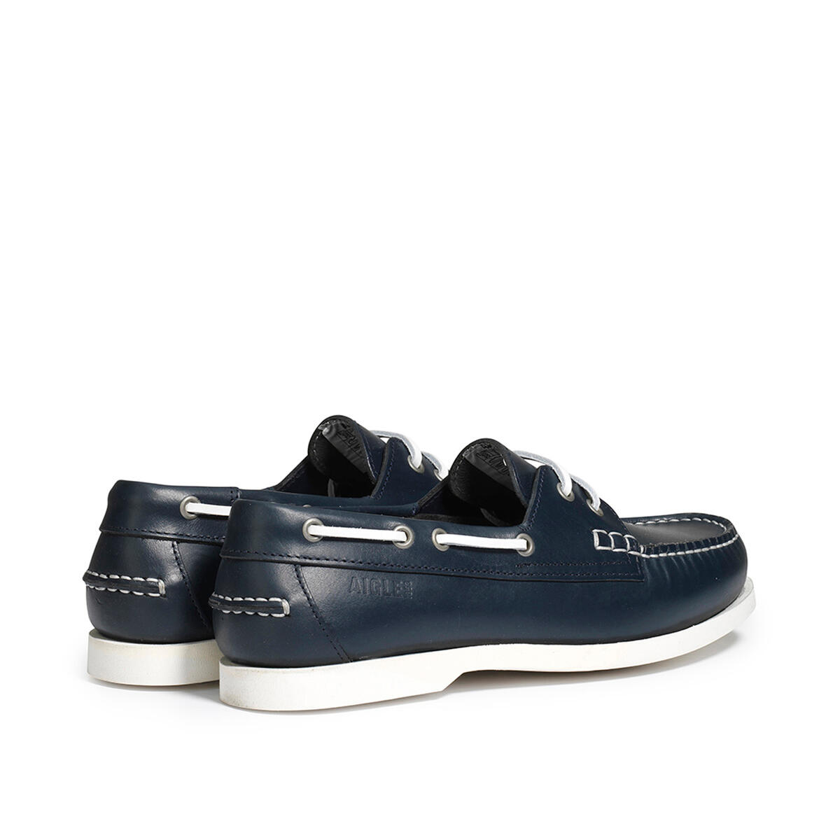 Náuticos de cuero NEW NUBILA azul marino 3/4