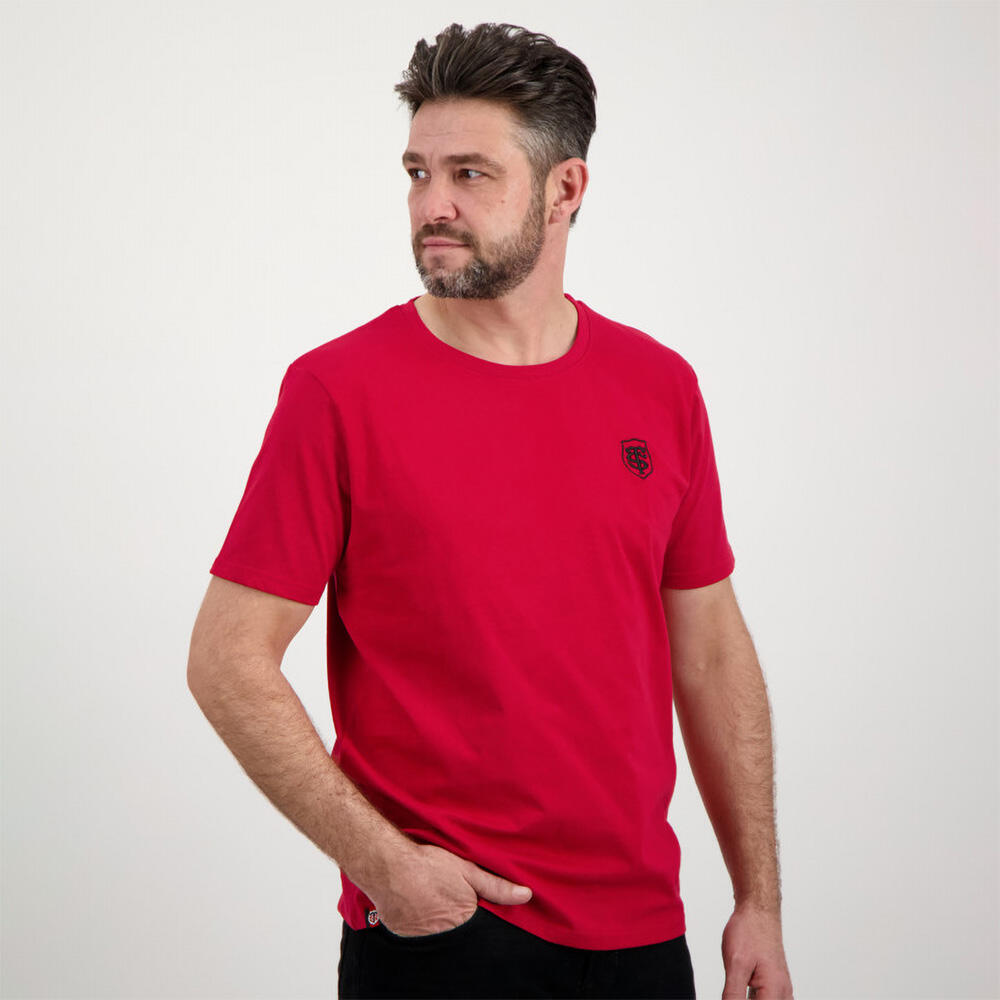 T-shirt Style da uomo Stade Toulousain Rossa 3/5