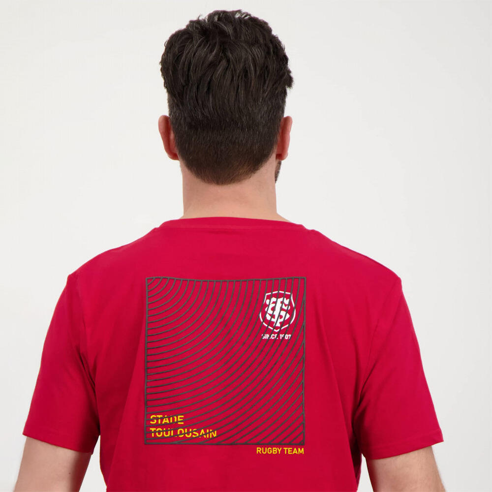 T-shirt Style da uomo Stade Toulousain Rossa 4/5