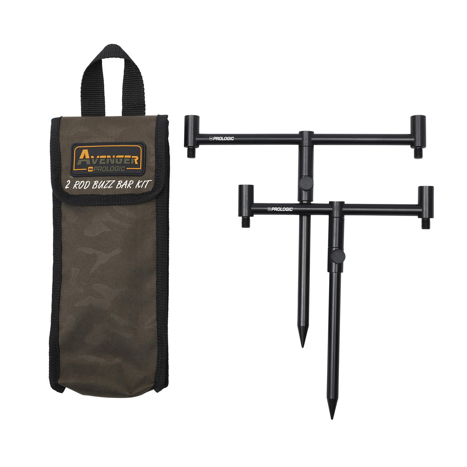 Prologic Avenger Buzz Bar Kit And Carrycase 2 Rod - Buzzer Bar Set 2/2