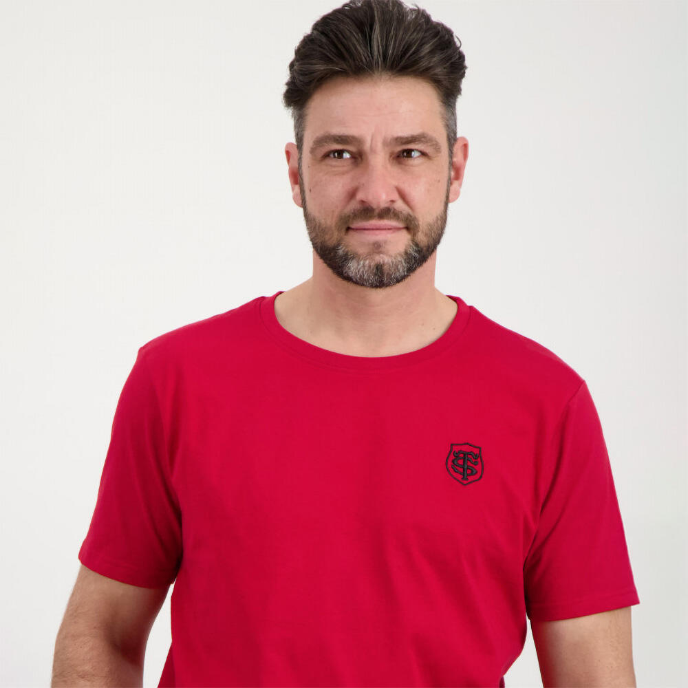 T-shirt Style da uomo Stade Toulousain Rossa 5/5
