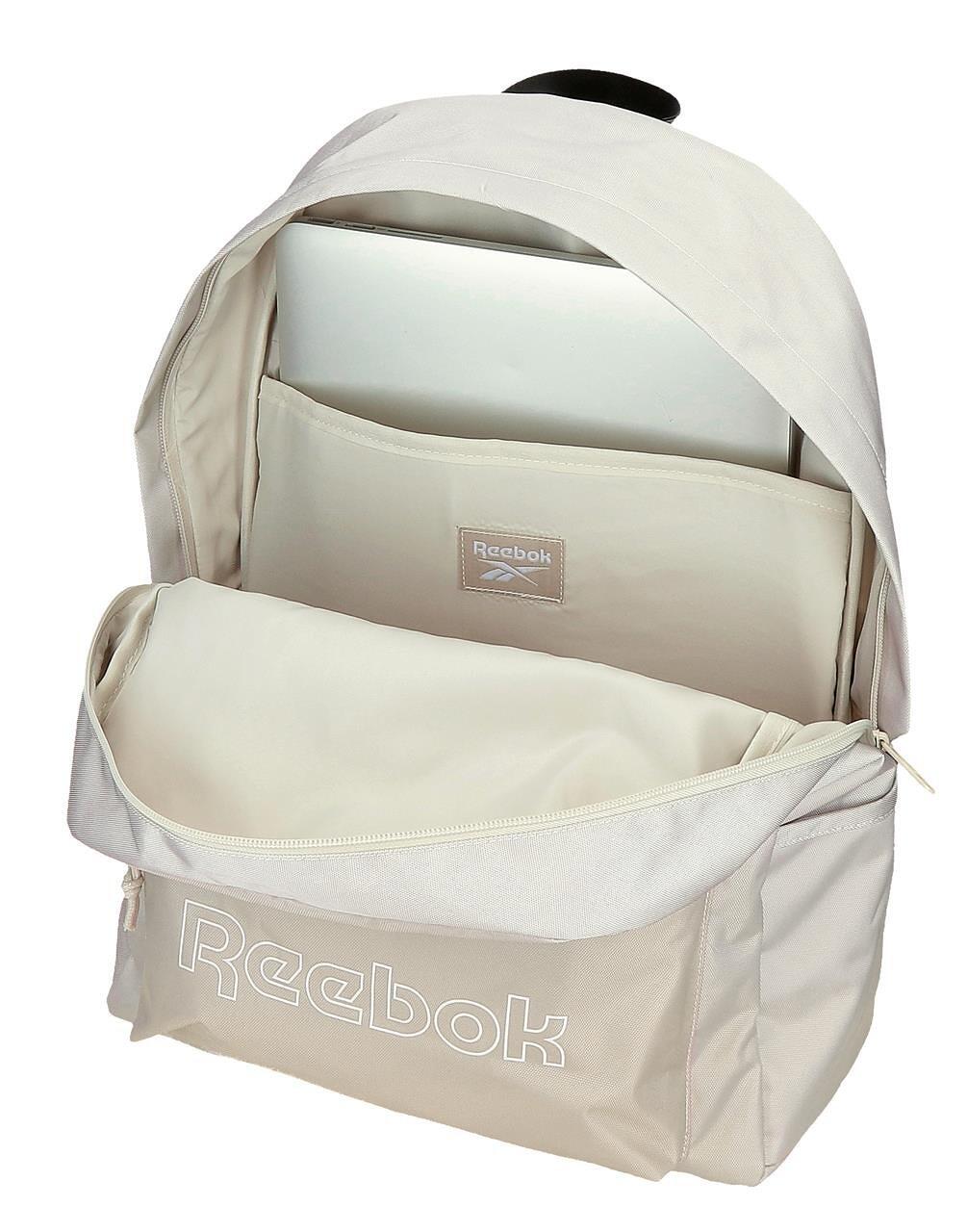Mochila unisex Reebok Arlo 43cm beige 3/5