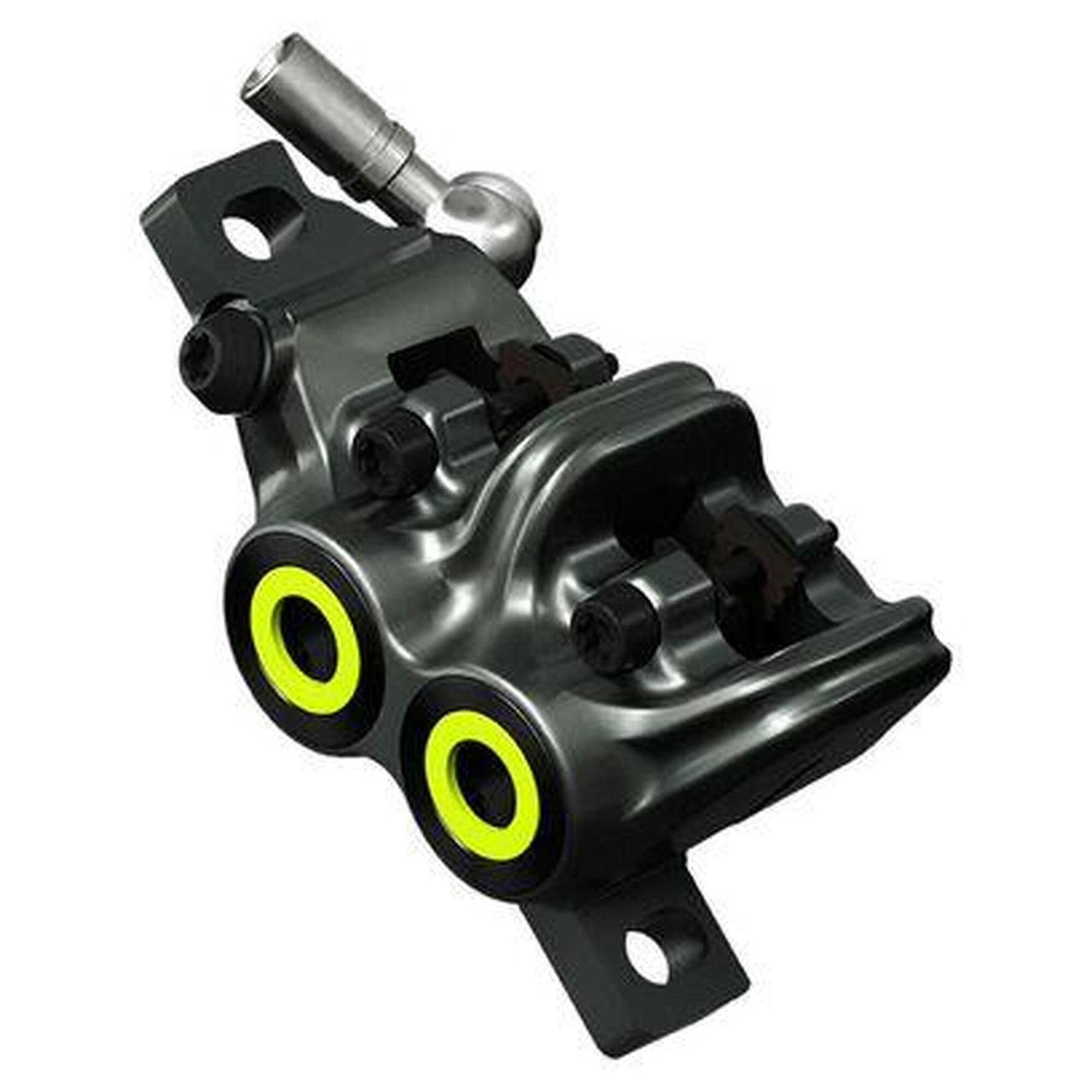 Magura - Etrier De Frein Magura Mt7 4 Pistons Gris/jaune - Kit Cable Et Triangle Frein - Gris - Taille Unique - Decathlon