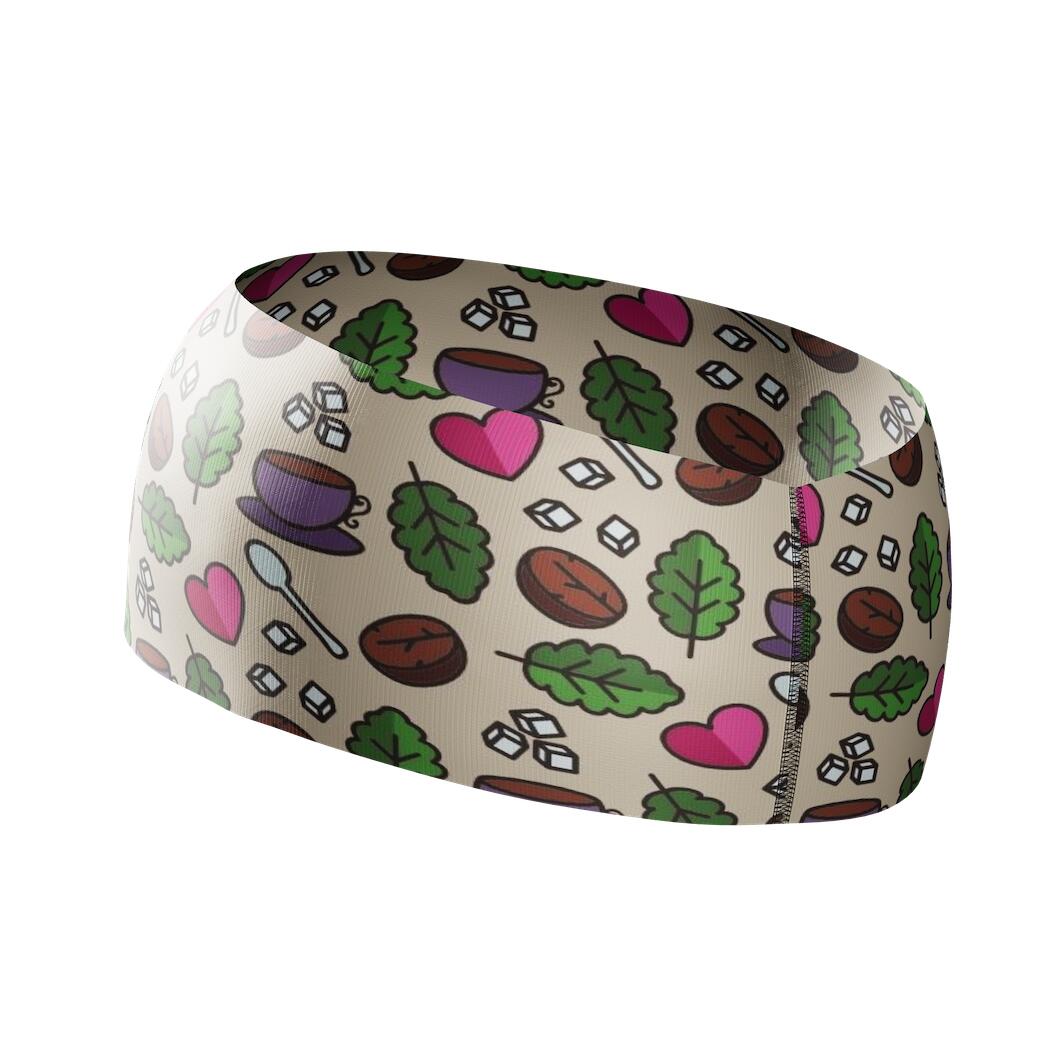 HEAD BAND RUNNING Elite COFFEE TIME - Sin Costuras 4/7