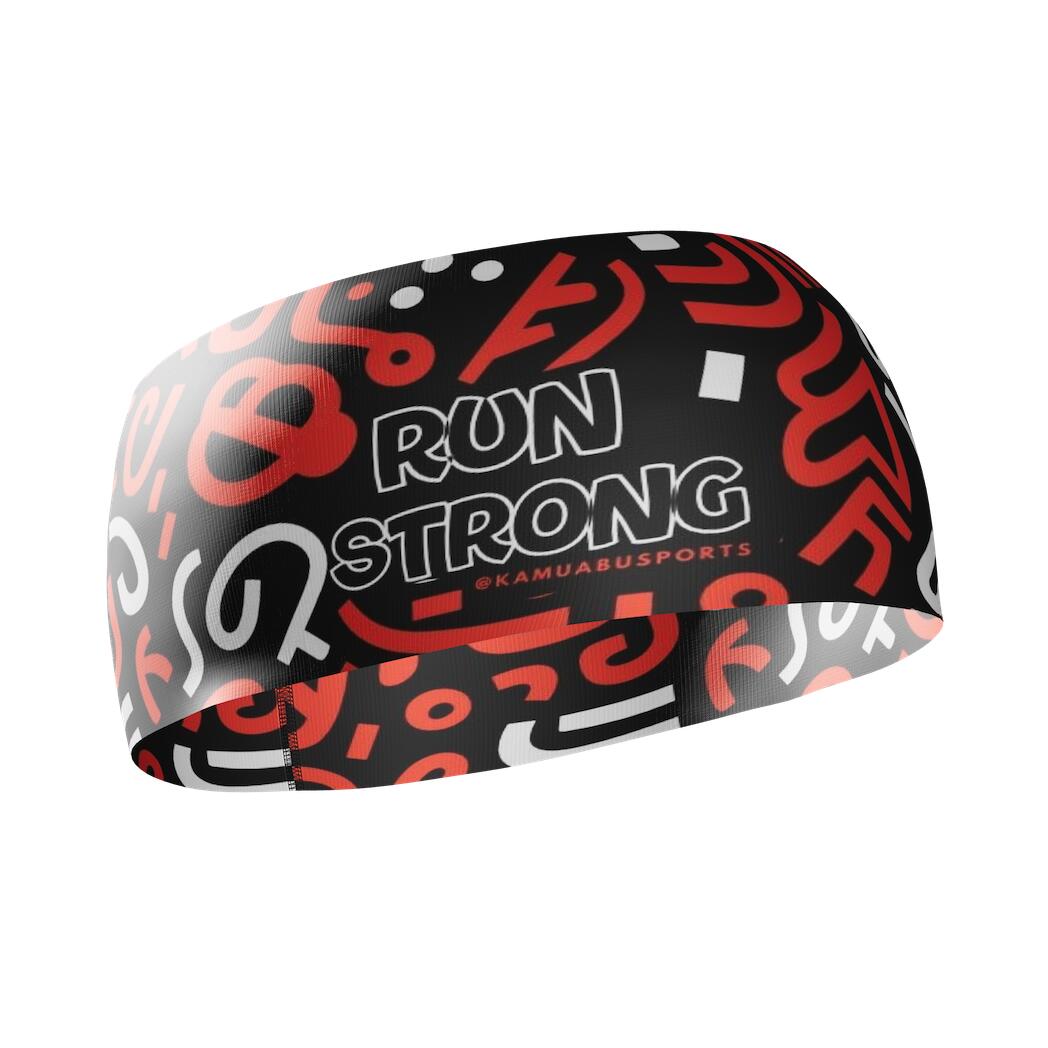 KAMUABU HEAD BAND RUNNING Elite RUN STRONG - Sem Costuras