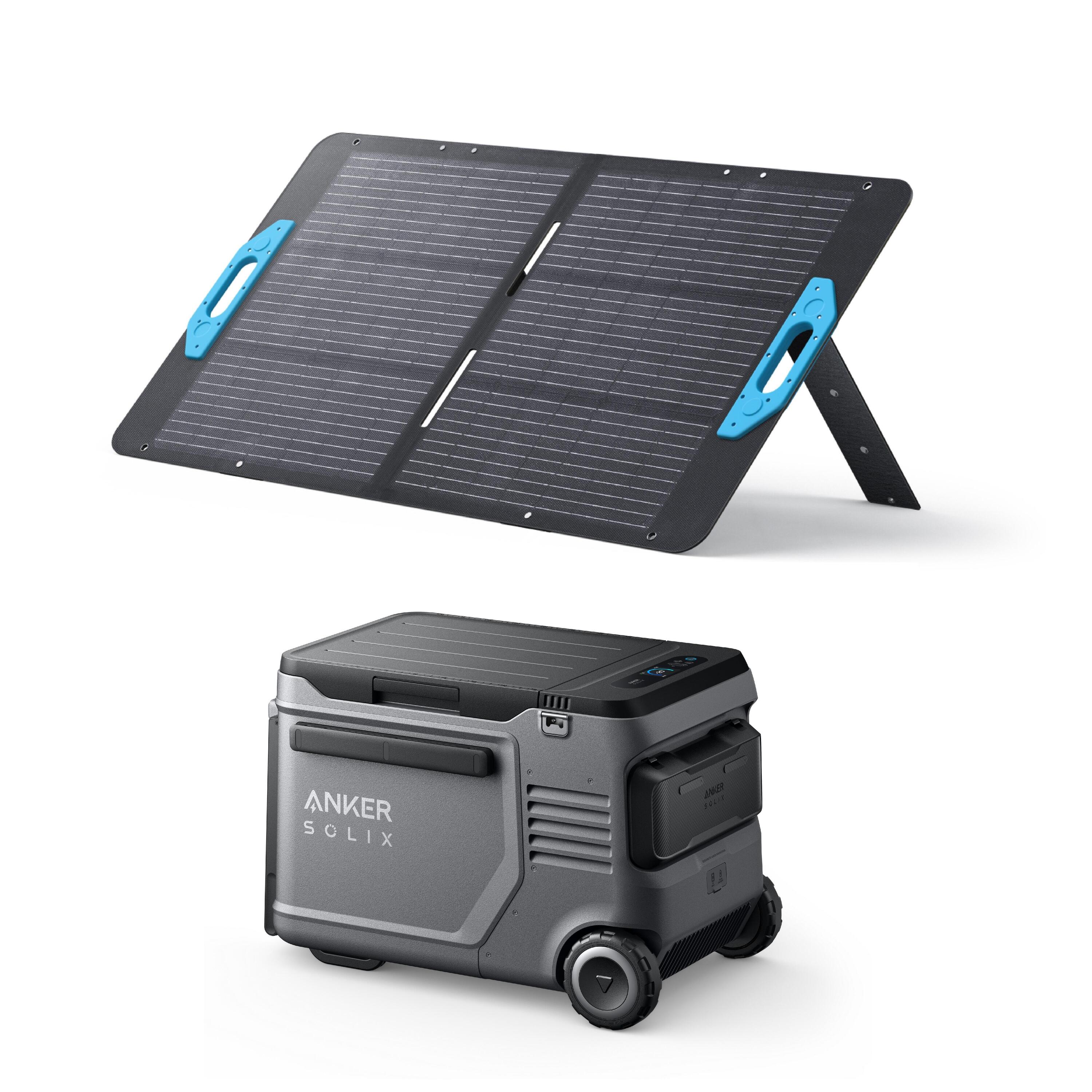ANKER KIT de frigorífico portátil Anker Solix EverFrost2 40L com painel solar de 100 W
