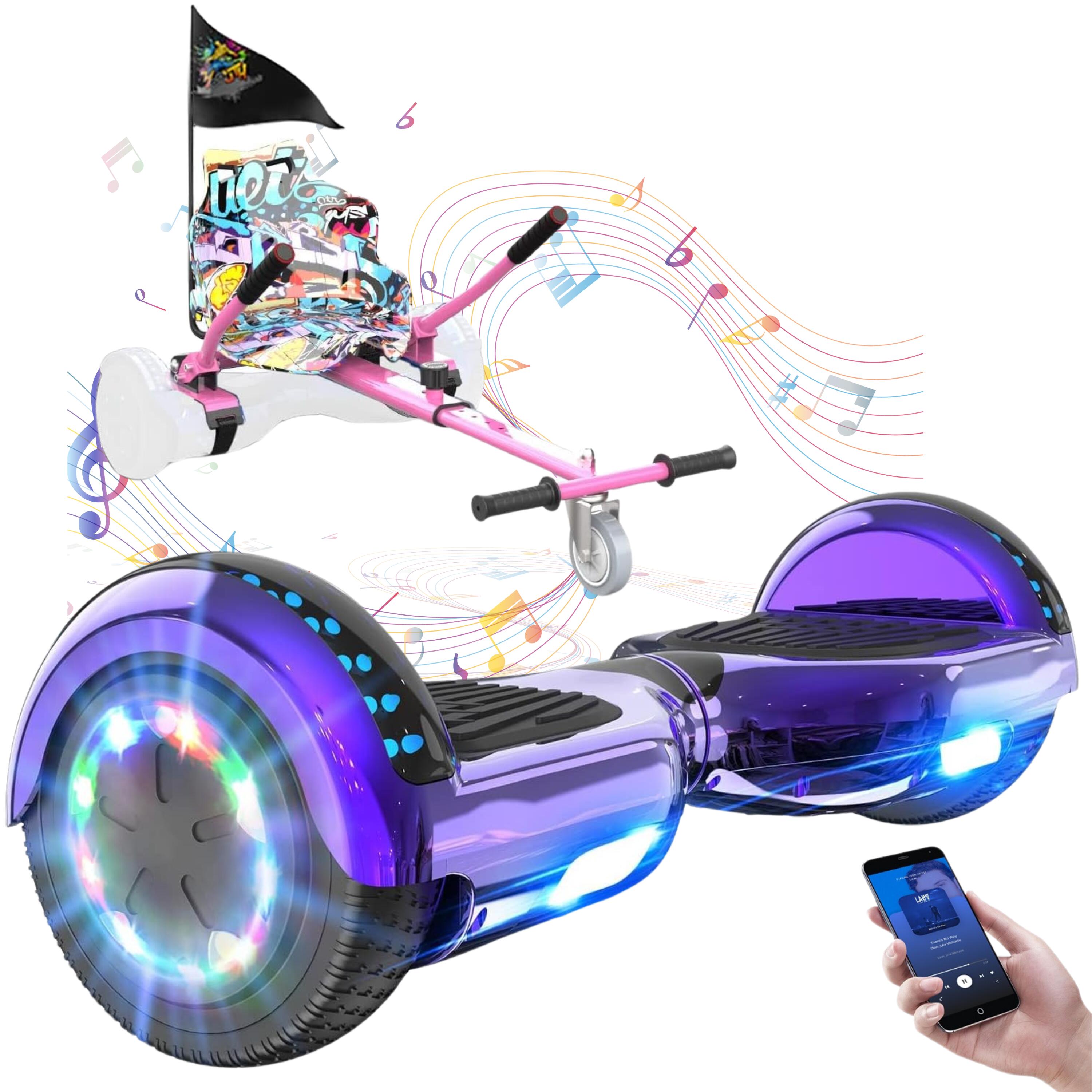 Rcb - Hoverboard Et Hoverkart Gyropode 6.5 Pouces Rcb-wj1 - Hoverboard - Rose|violet - No Size - Decathlon