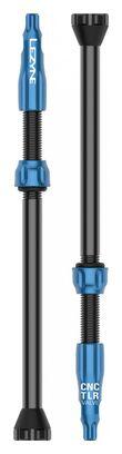 Lezyne CNC TLR 44mm Tubeless Ventile Schwarz / Blau