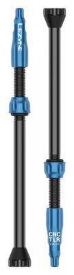 Lezyne cnc tlr 44mm tubeless ventielen zwart / blauw