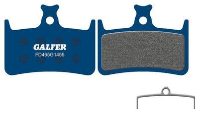 Galfer FD465 G1455 Road Semi-Metallic Brake Pads für Hope E4 / RX4 (Shimano) Sch