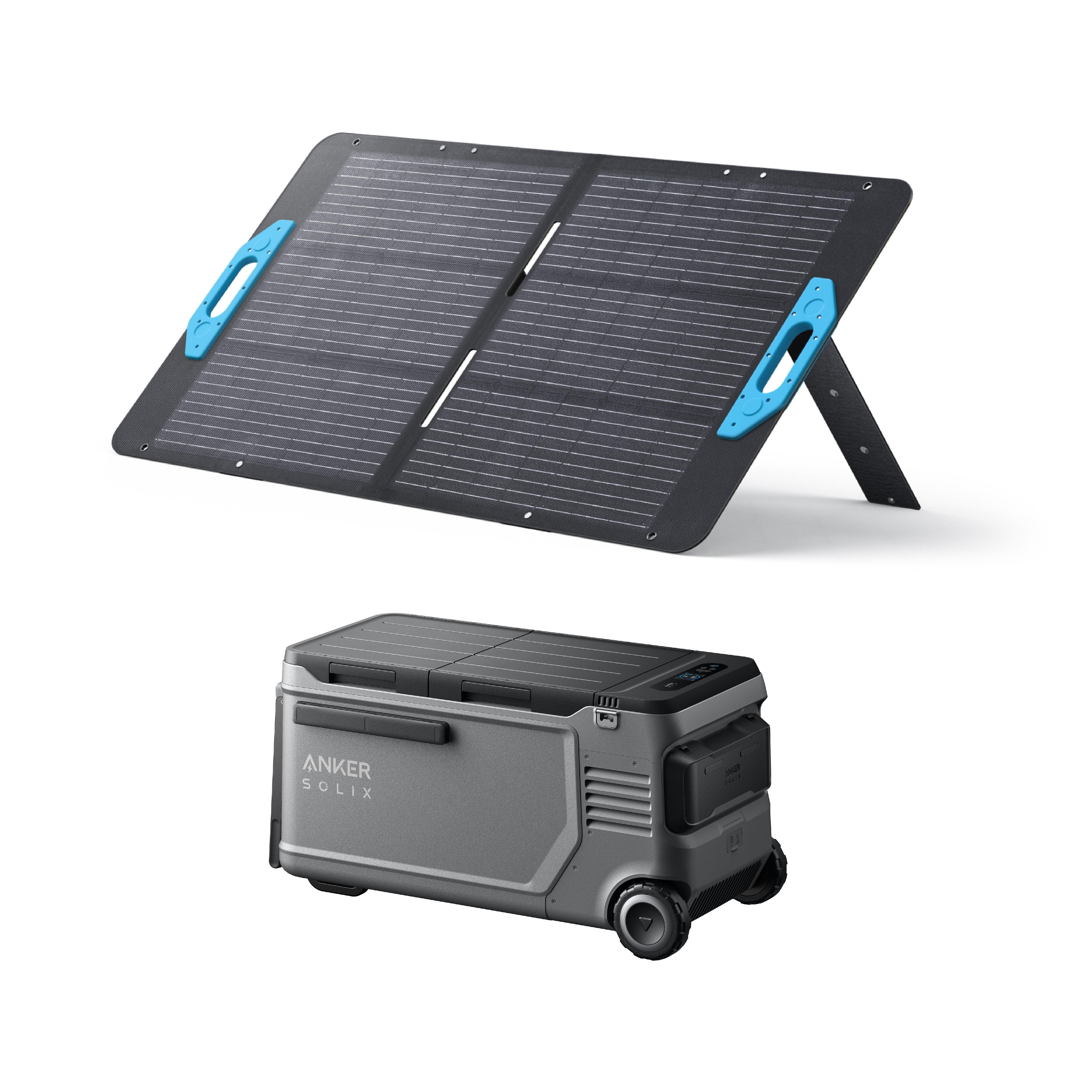 Anker - Kit Glacière 58 L Portable Anker Solix Everfrost 2 + Panneau Solaire 100 W - Glacière - Vert - Taille Unique - Decathlon