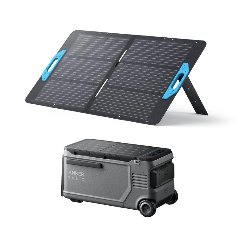 Přenosný chladič Anker Solix EverFrost2 58L se 100W solárním panelem