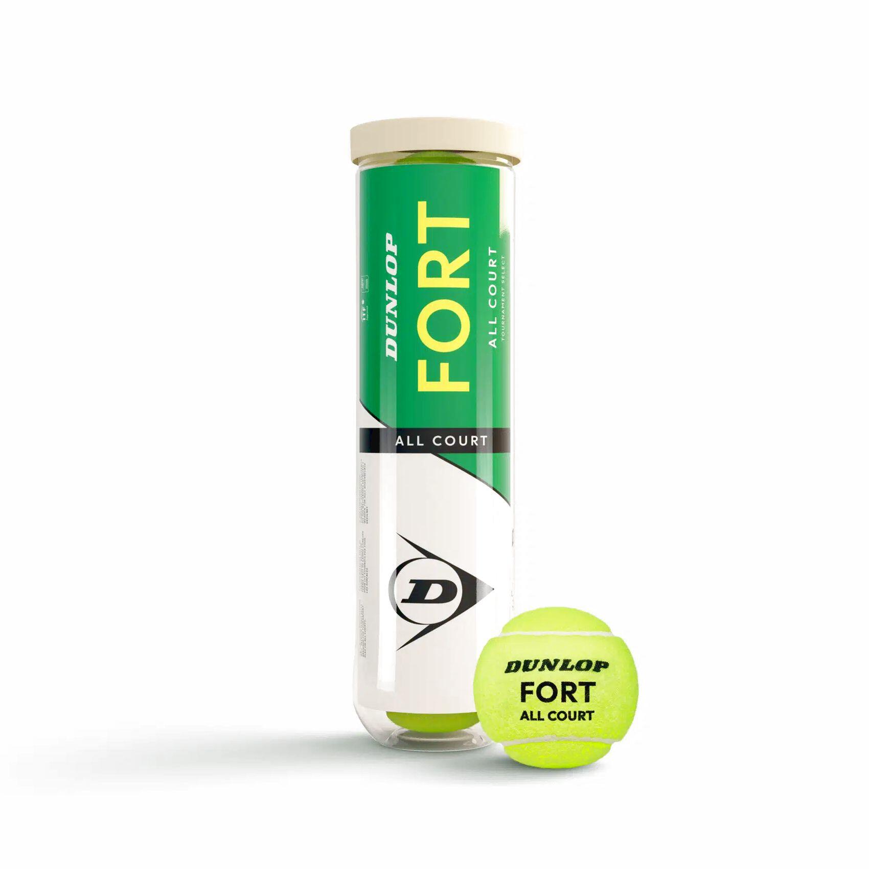 DUNLOP Pallina da tennis Dunlop Fort All Court (x4)