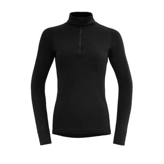 T-shirt technique Devold Duo Active Merino 205 Zip Neck femme noir XL