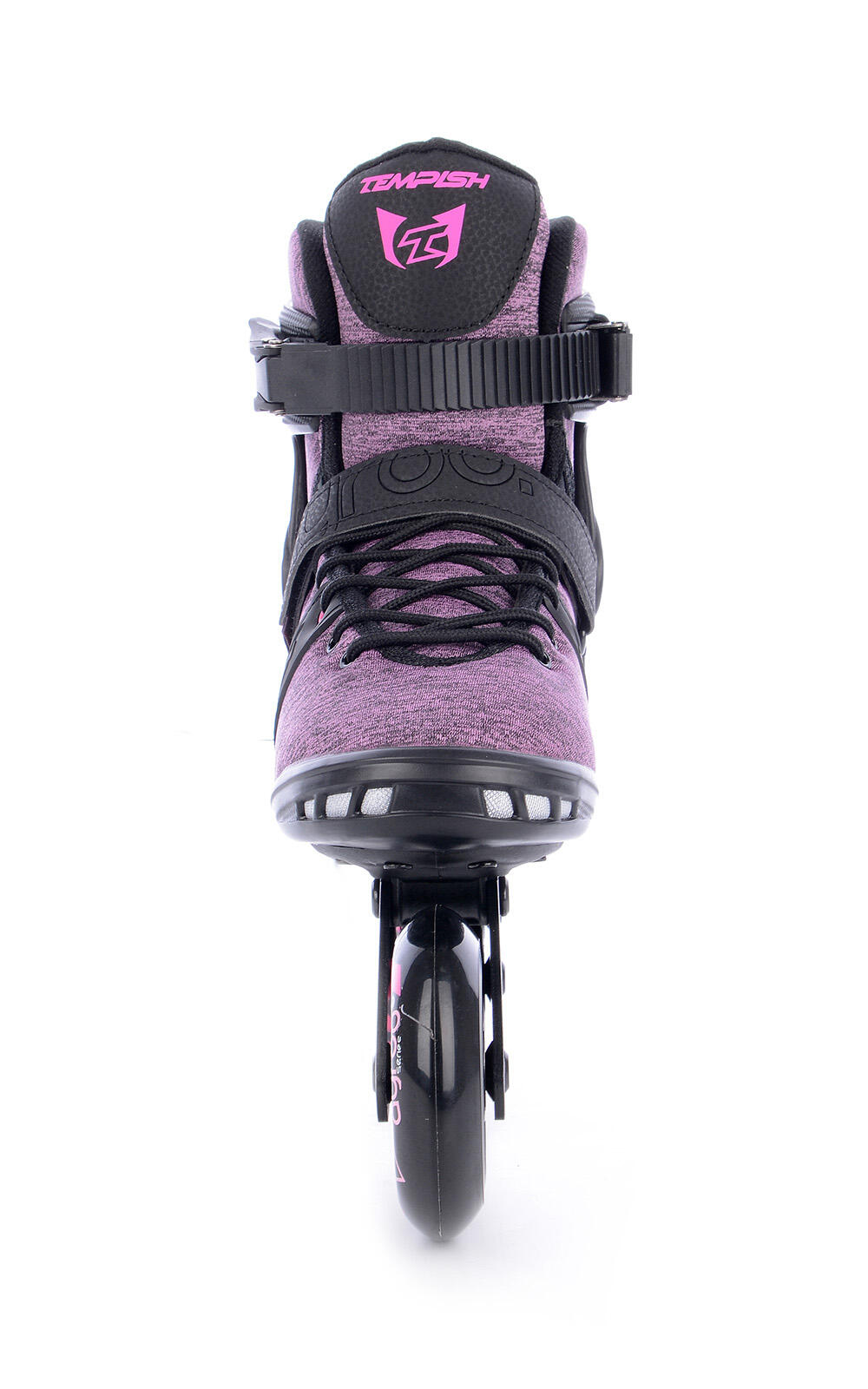 Ayroo 3x90 – Donna – Pattini in linea – Nero – Rosa 3/7