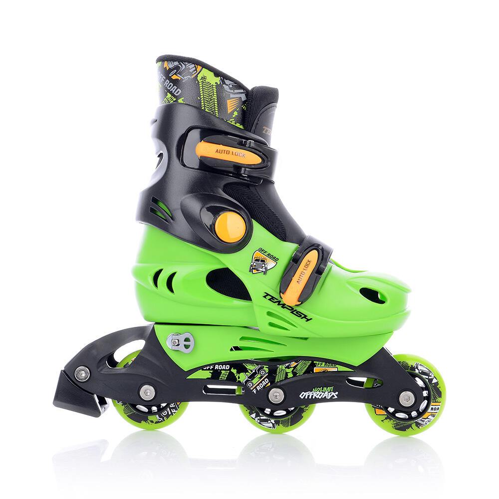 Baby Skeeler Set Racer - Kinderen - Verstelbaar - Groen 1/7