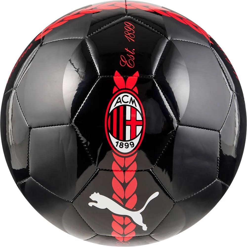 Pallone da calcio pre-partita AC Milan 24/25 PUMA Black For All Time Red 3/4