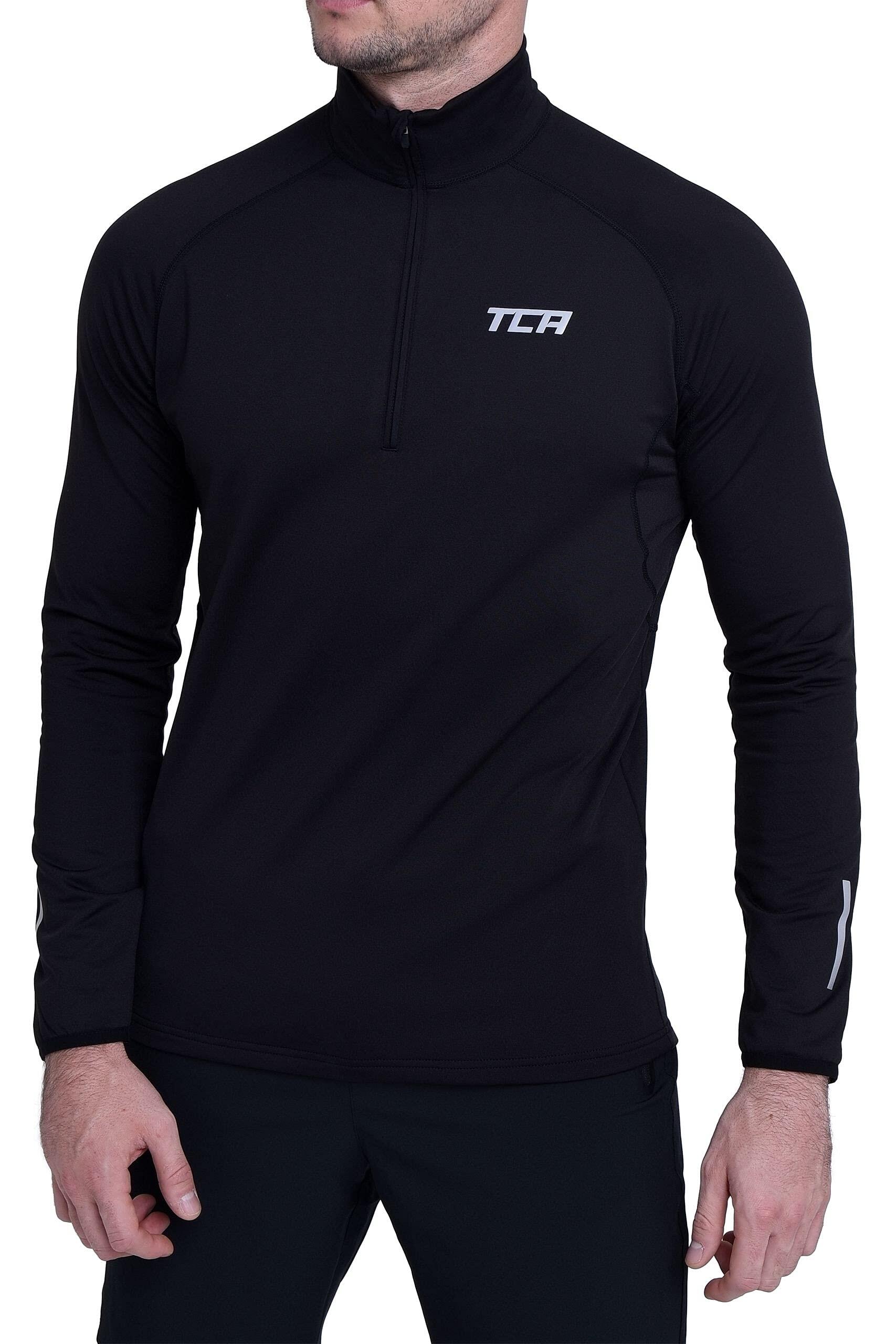 TCA Heren Winter Run Half Zip Top