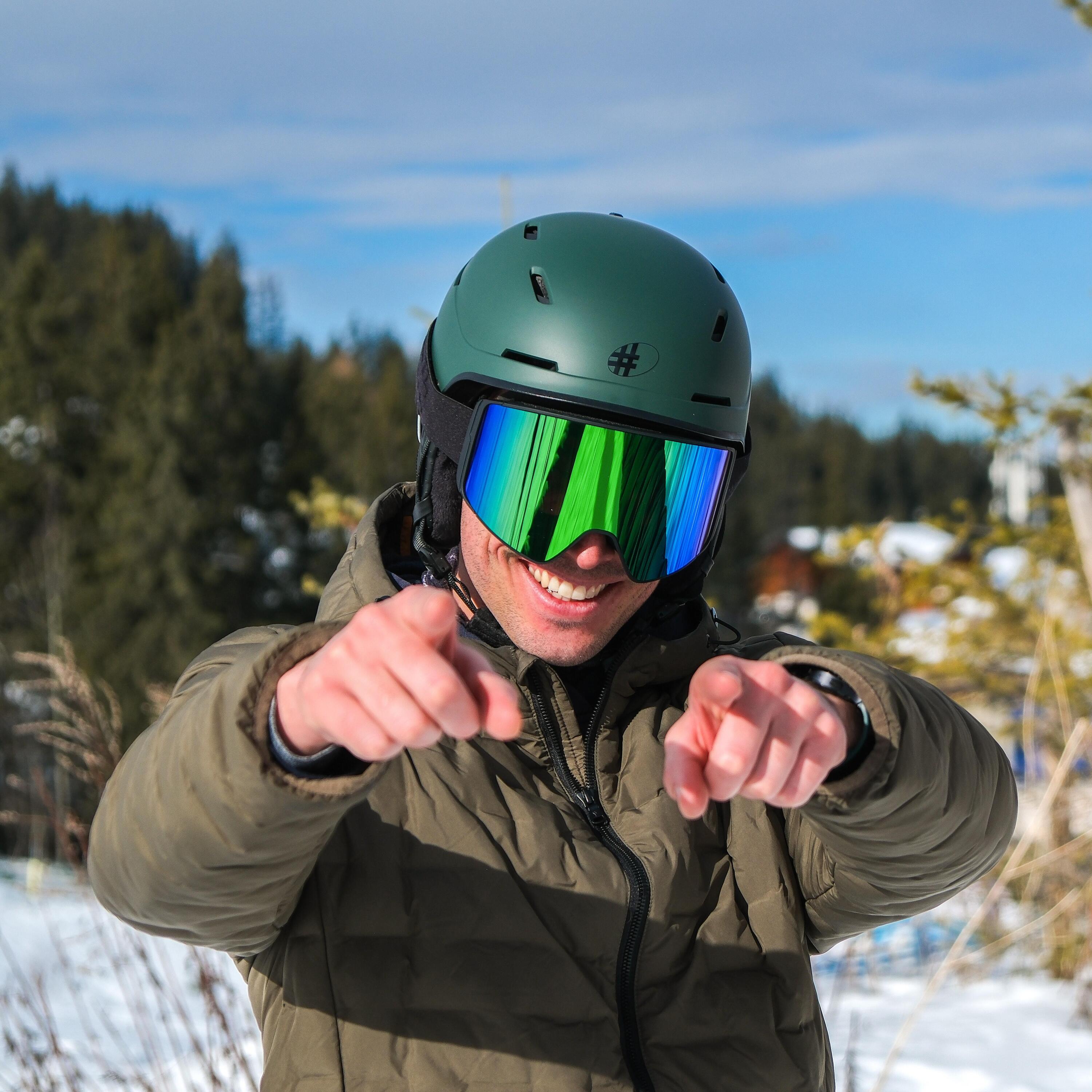 CENIS S3 ski mask Black Green. 3/6