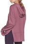 Skechers SKECHLUXE Restful Long Sleeve Hoodie Damen WHD78 DKMV lila 5/5