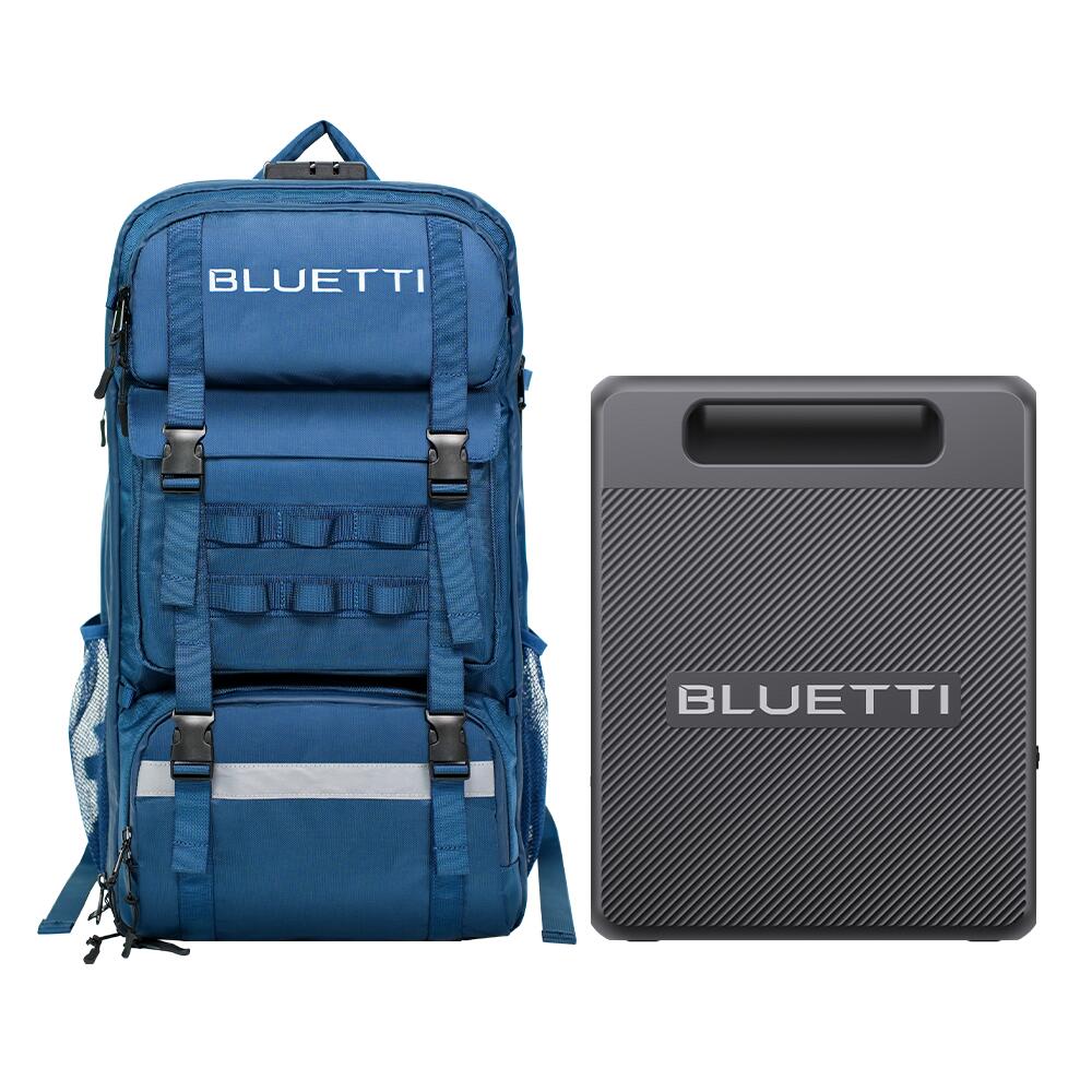 Bluetti handsfree 2 estação de energia portátil, 700 w + mochila