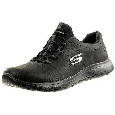 Sportschoenen voor dames skechers summits itz bazik zwart