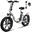 Bicicletă electrică pliabilă Fat Tire pentru adulți 20*4.0 Baterie 13Ah-EK6 Alb