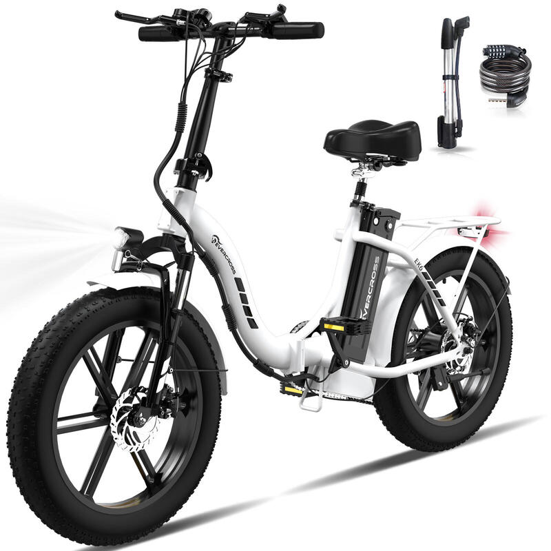 Skládací elektrokolo Fat Tire 20*4,0 baterie 13Ah – EK6