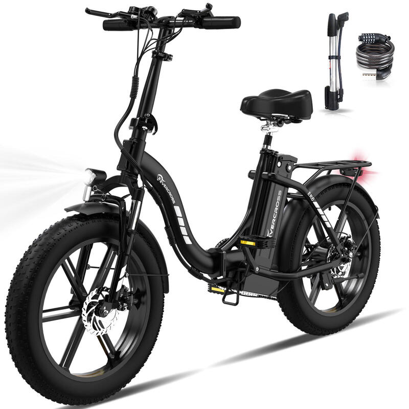 Skládací elektrokolo Fat Tire 20*4,0 baterie 13Ah – EK6