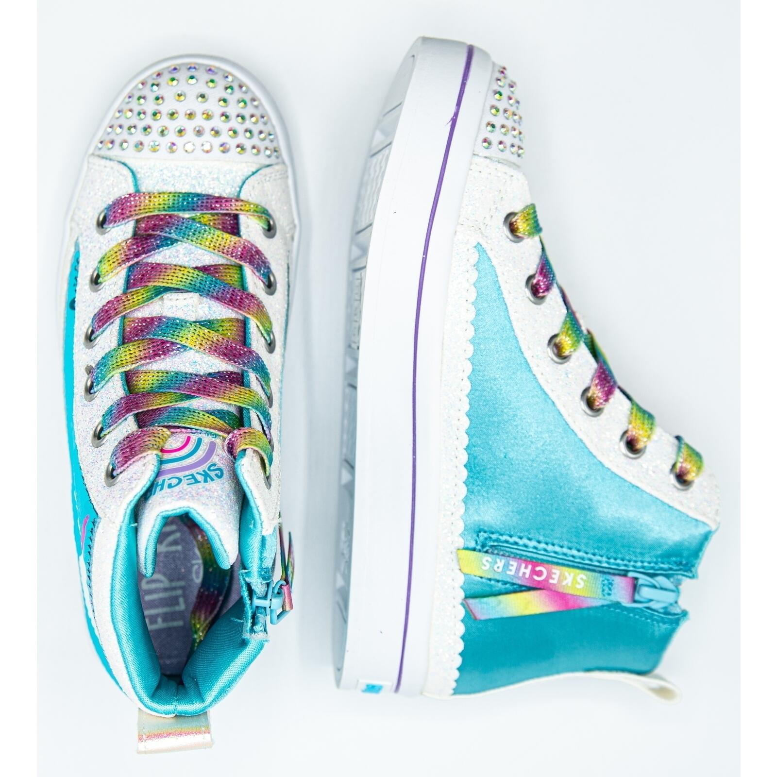 Baskets Skechers Twi-Lites 2.0, Blanc, Enfants 2/5