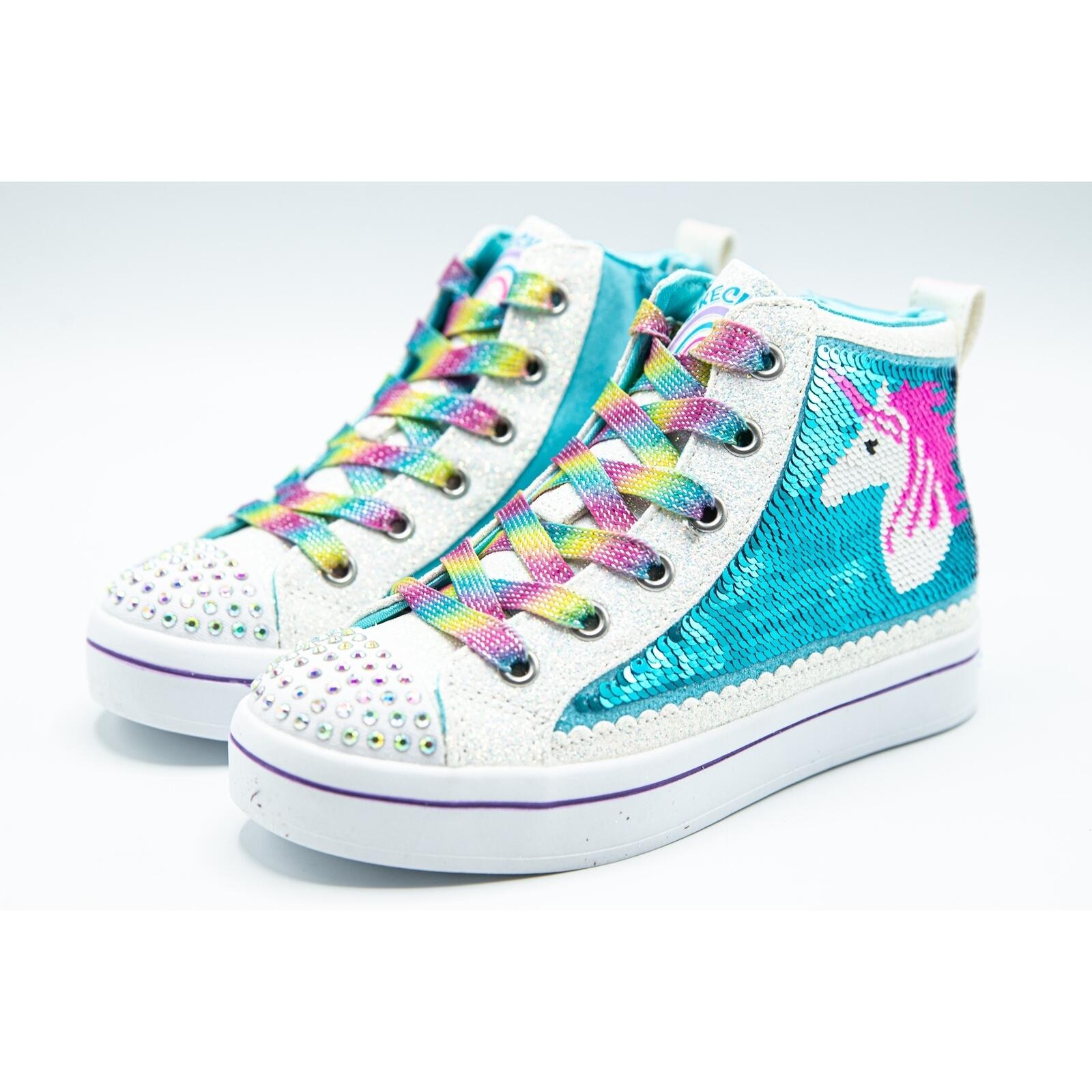 Baskets Skechers Twi-Lites 2.0, Blanc, Enfants 3/5