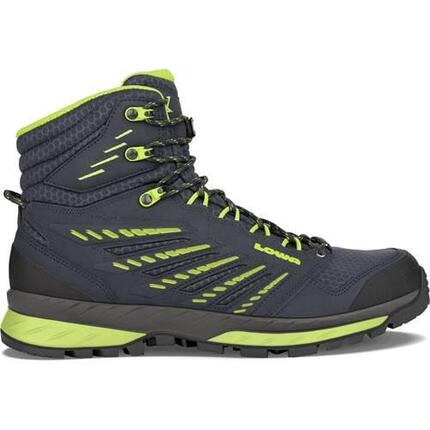 Lowa TREK EVO GTX MID Gore-Tex Berg-/Wanderschuhe marine/limette, Vibram-Sohle