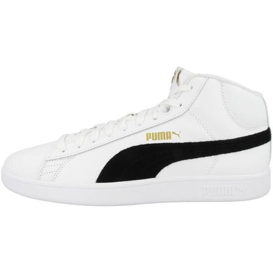 Scarpe running uomo puma smash v2 mid - bianco