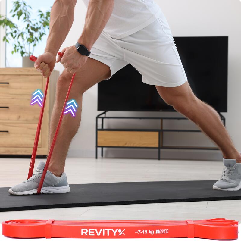 Guma taśma oporowa Power Band Revity Opór 7-15 kg