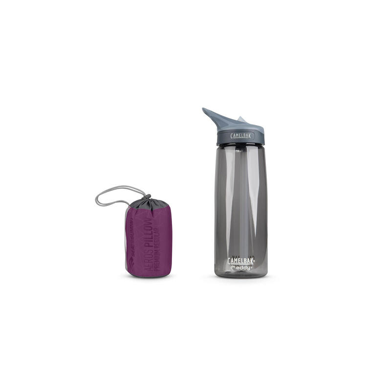 Pernă de călătorie Aeros Premium - Magenta