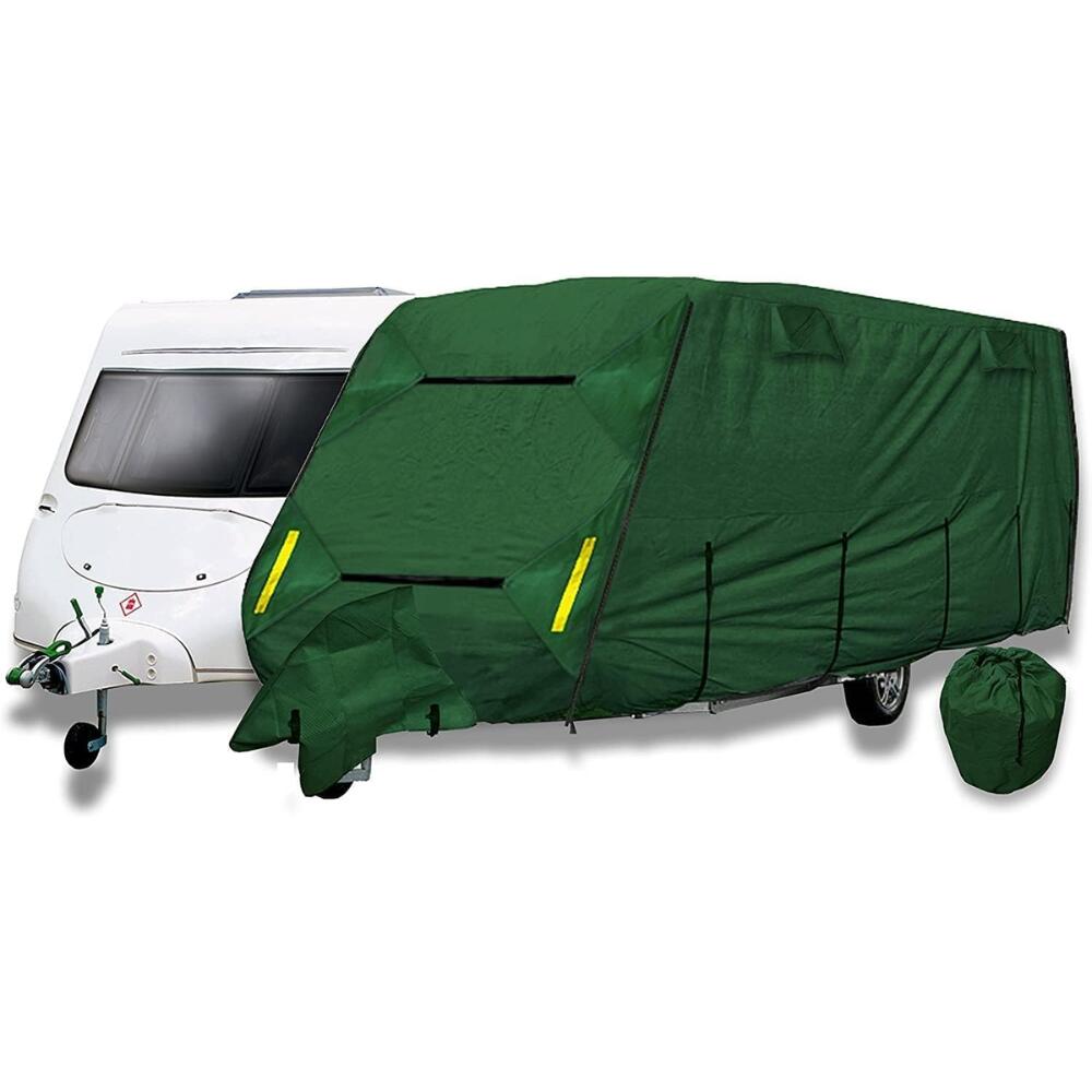 Crusader CoverPRO Premium 4-Ply Breathable Caravan Cover 17ft-19ft with Free Hit 1/4