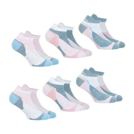 Lot de 6 paires de chaussettes basses femme Sport